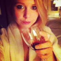 Robe and red wine