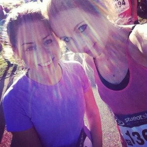 Me and Becks at teh Thames half
