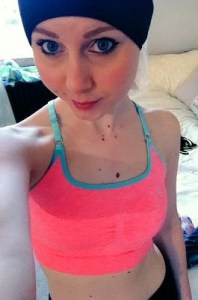 Me in my new top pre-run