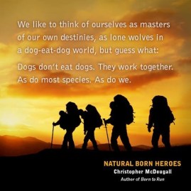 Quote from 'Natural Born Heroes'